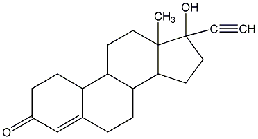 Norethindrone Structural Formula